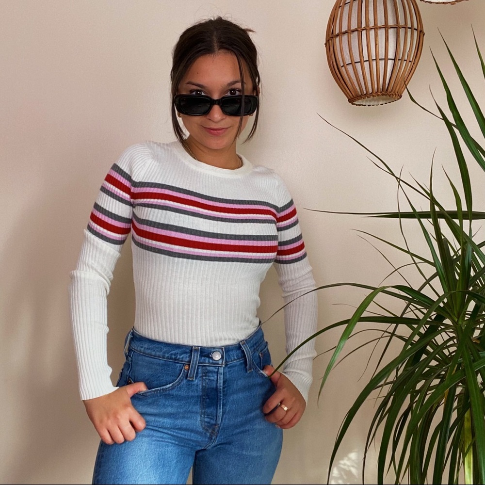 Long sleeve tight sweater